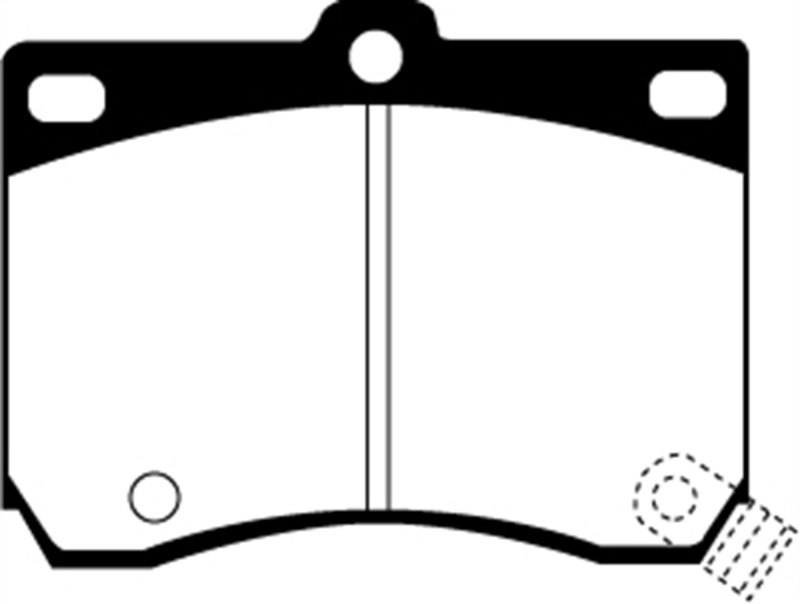 EBC 91-96 Ford Escort 1.8 Yellowstuff Front Brake Pads thumbnail 4