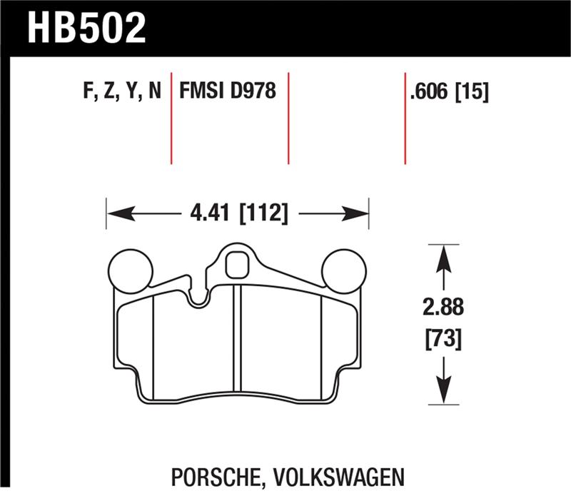 HAWK HPS 5.0 Brake Pad Sets