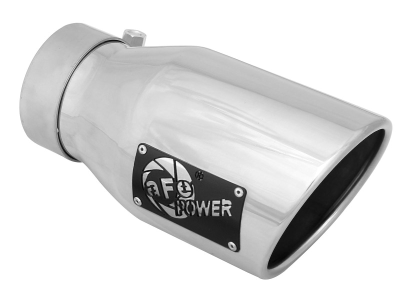 aFe MACH Force-Xp 3in Inlet x 4-1/2in Outlet x 9in Length 304 Stainless Steel Exhaust Tip thumbnail 8