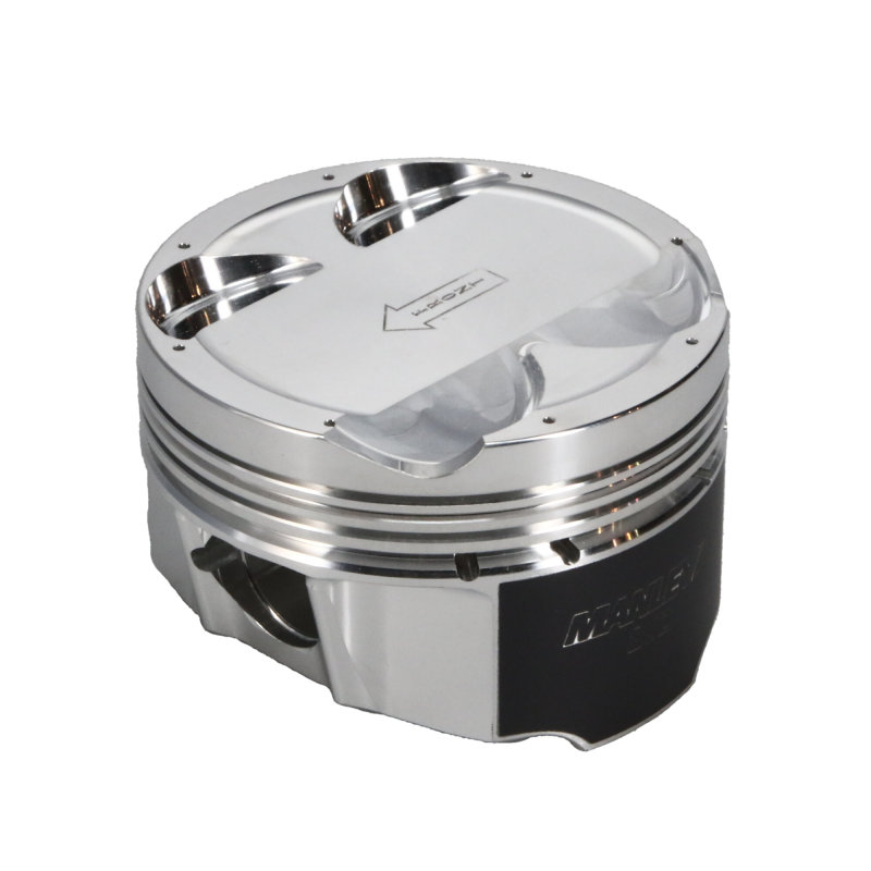 Manley Toyota 2JZGTE 94mm Stroke 87.00mm Bore -6cc Dish 10:1 CR Turbo Tuff Piston Set w/ Rings thumbnail 6