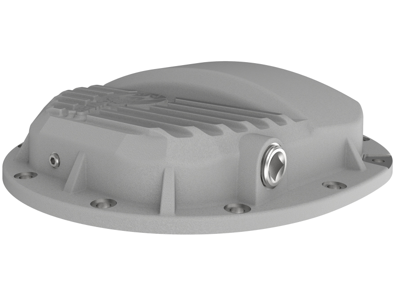 aFe Street Series Differential Covers 46-71120A Covers, Series, AAM 9.50/9.76 12-bolt, Aluminum, Natural, Rear, Cadillac, Chevrolet, GMC, Each thumbnail 8