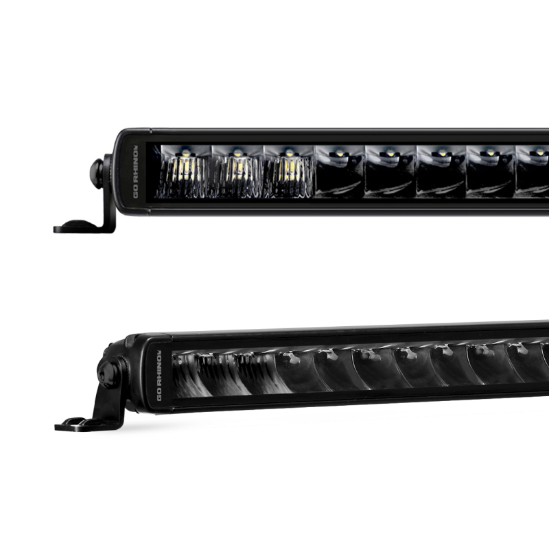 Go Rhino Xplor Blackout Series Single Row LED Light Bar (Side/Track Mount) 39.5in. - Blk thumbnail 9