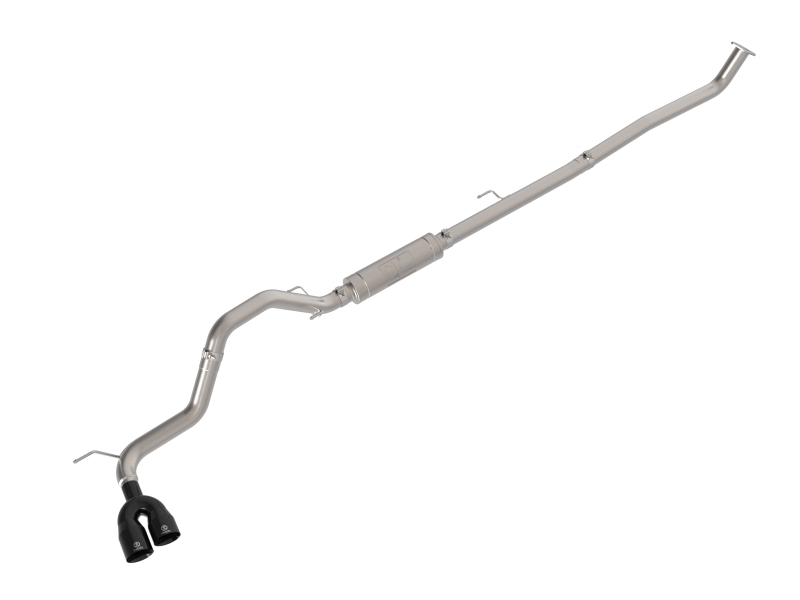 Vulcan Series 3 IN Stainless Steel Rear-Side Exit Exhaust System Black