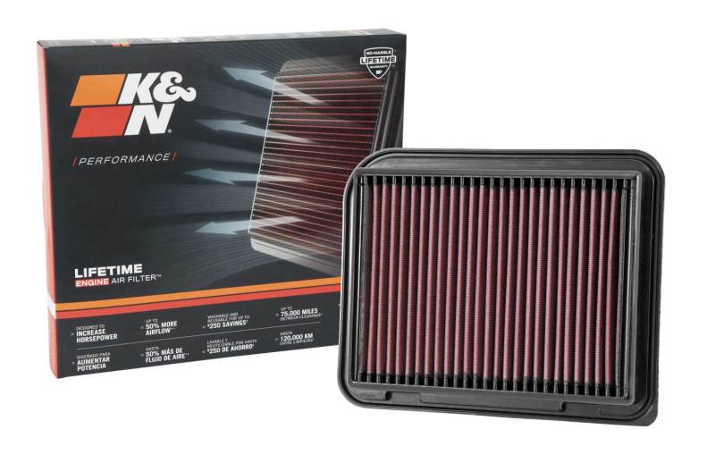 K&N Replacement Panel Air Filter for Mitsubishi 12-15 Outlander/12-14 ASX/13-14 Lancer thumbnail 9
