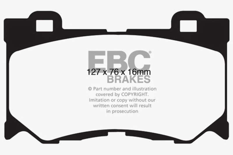 EBC 08-15 Infiniti G37 3.7 Bluestuff Front Brake Pads thumbnail 7
