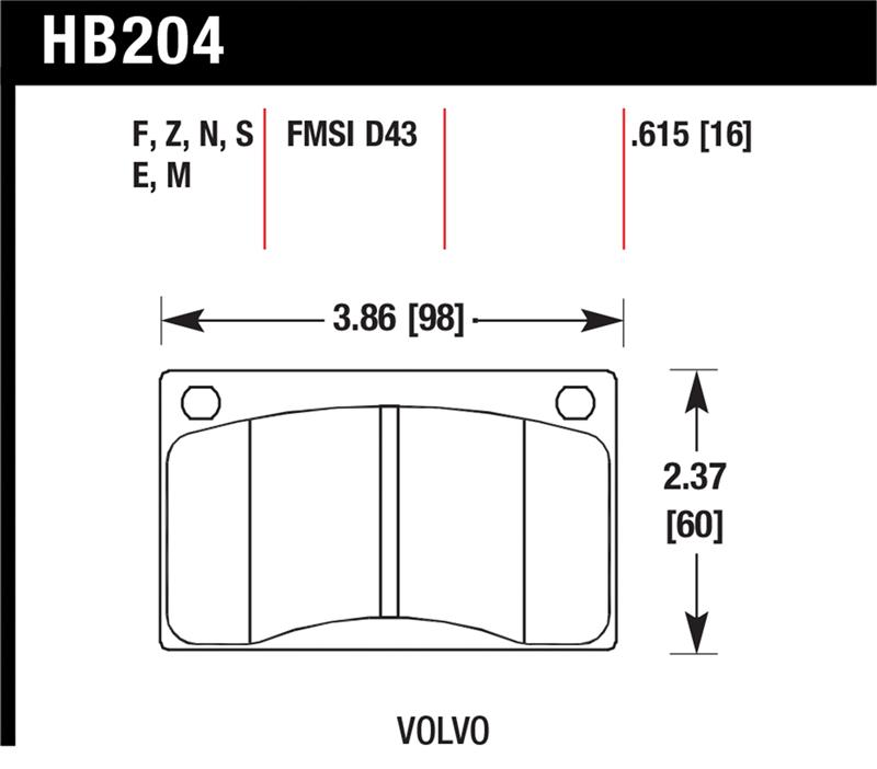 HAWK HT-10 Brake Pad Sets