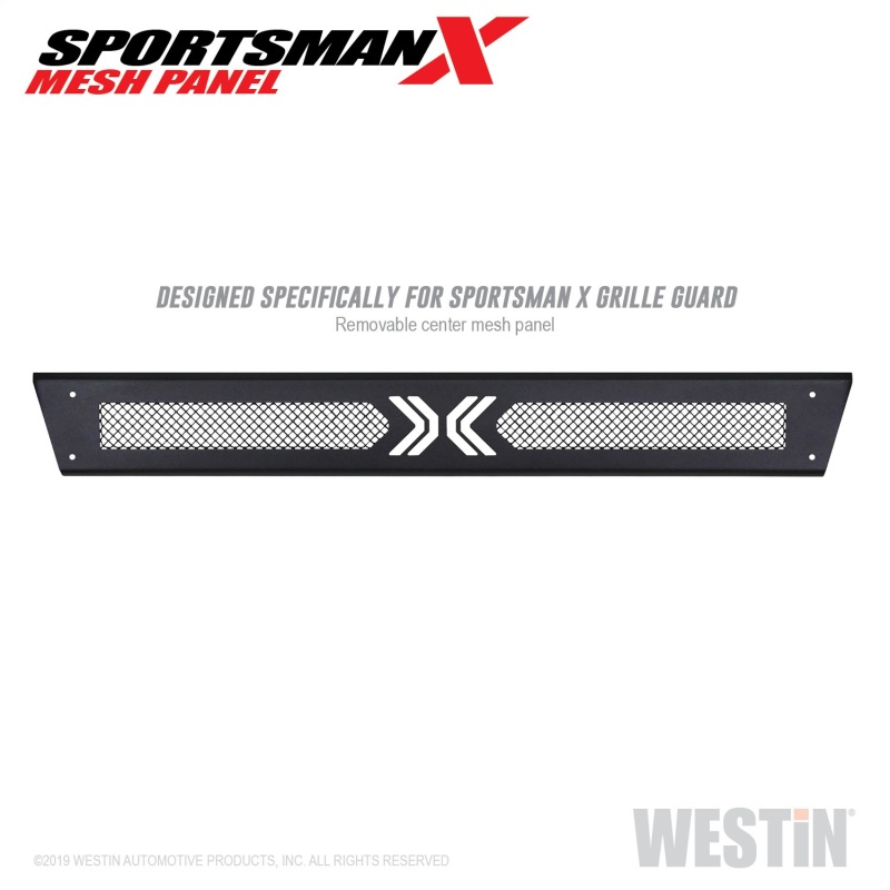 Westin 2005-2020 Chevrolet/Nissan/Toyota Sportsman X Mesh Panel (Textured Black) thumbnail 3