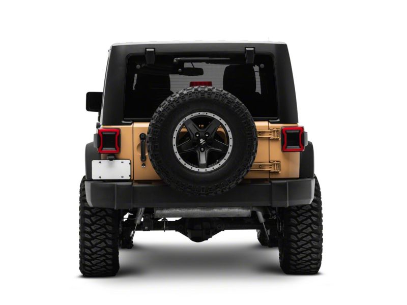 Raxiom 07-18 Jeep Wrangler JK Axial Series JL Style LED Tail Lights- Black Housing- Red Lens thumbnail 7