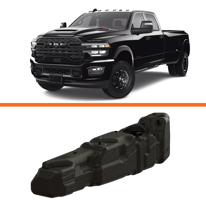 Titan Fuel Tanks 25-26 RAM 2500/3500 Cummins Crew Cab Long Bed 55 Gallon XXL Mid-Ship Fuel Tank