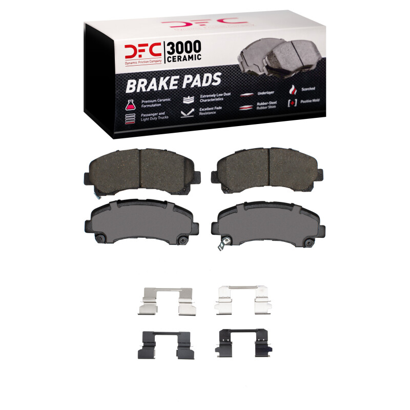 DFC 3000 Ceramic Pads and Hardware Kit
