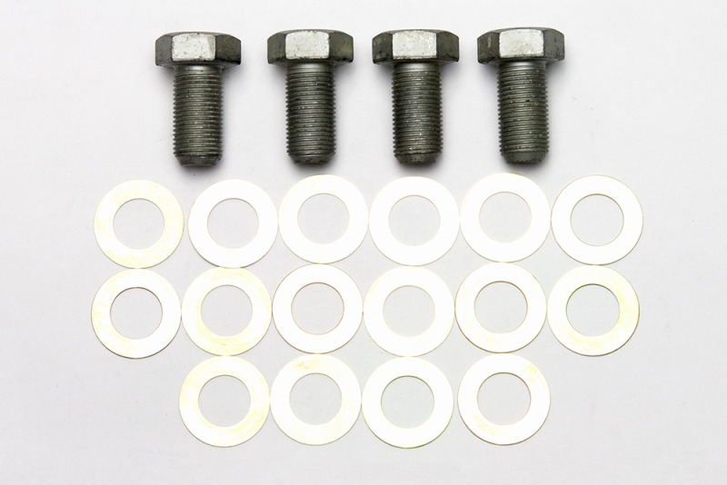 Wilwood bolt kit BRACKET/SPINDLE cpp drop spindle 5/8-18X1.25 LG hhcs W/WASHERS 4 pack