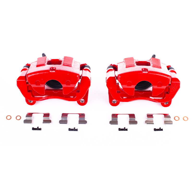Power Stop 14-22 Jeep Cherokee Front Z23 Coated Kit w/Calipers (2x psbAR83087EVC, 1x psbZ23-1640A, 1x psbS5528) thumbnail 7