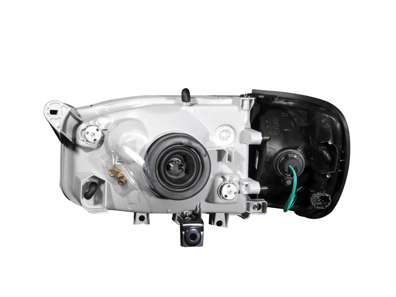 ANZO 1999-2004 Nissan Pathfinder Crystal Headlights Black thumbnail 7