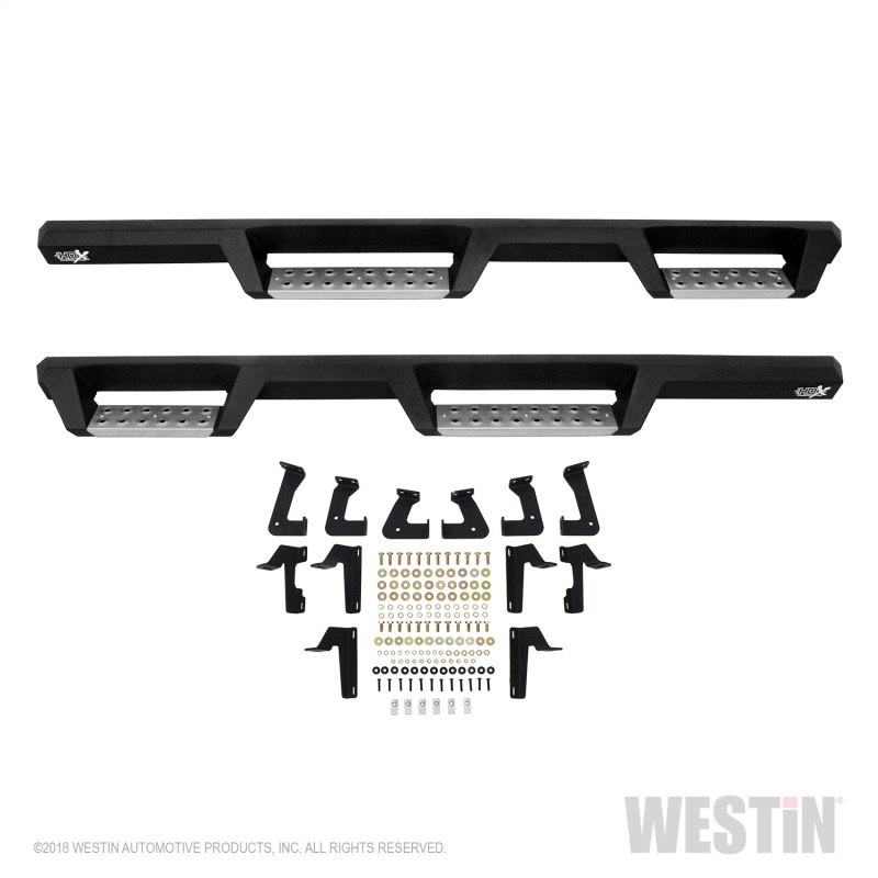 Westin/HDX 2018 Jeep Wrangler JL Unlimited Drop Nerf Step Bars - Textured Black thumbnail 3