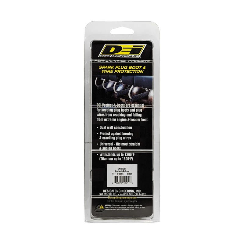 DEI Protect-A-Boot - 6in - 2-pack - Black thumbnail 6