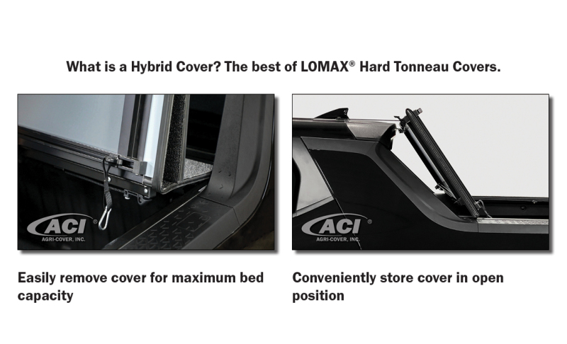 Access LOMAX 2022+ Hyundai Santa Cruz 4ft Box Trifold Bed Cover - Black Diamond Mist thumbnail 9