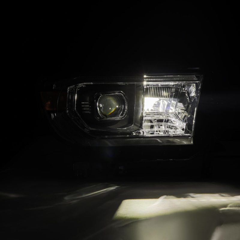 AlphaRex 07-13 Toyota Tundra / 08-17 Sequoia LUXX LED Proj HL Chrome w/Actv Light / Seq. Sig + DRL thumbnail 6