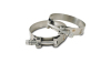 Vibrant Stainless Steel T-Bolt Clamps - Clamp Range 1.65in-1.89in (2 Pack) thumbnail 4