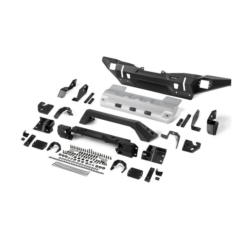 Rival 18-26 Jeep Wrangler JL 20-26 Jeep Gladiator Front Full-Width Aluminum Bumper