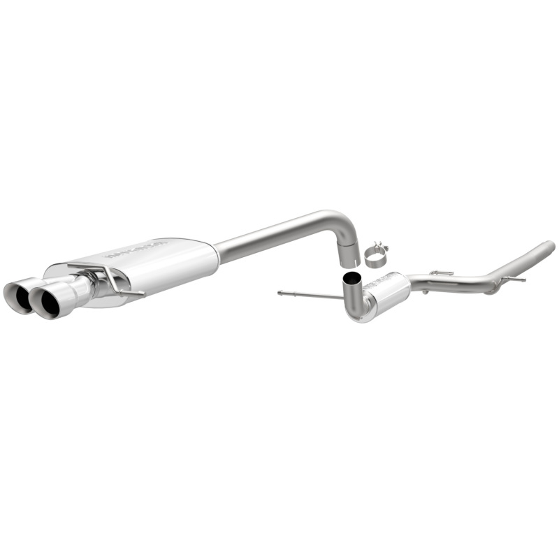 MagnaFlow Performance Cat-Back Exhaust System Dual Straight Drive Side Rear Exit 11-14 VW Jetta 2.0L thumbnail 3