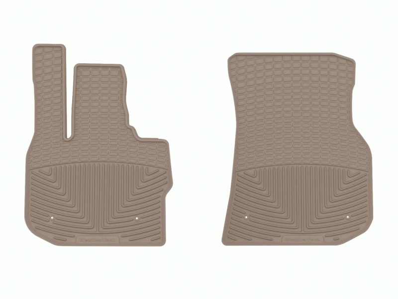 WT Rubber Mats - Front - Tan