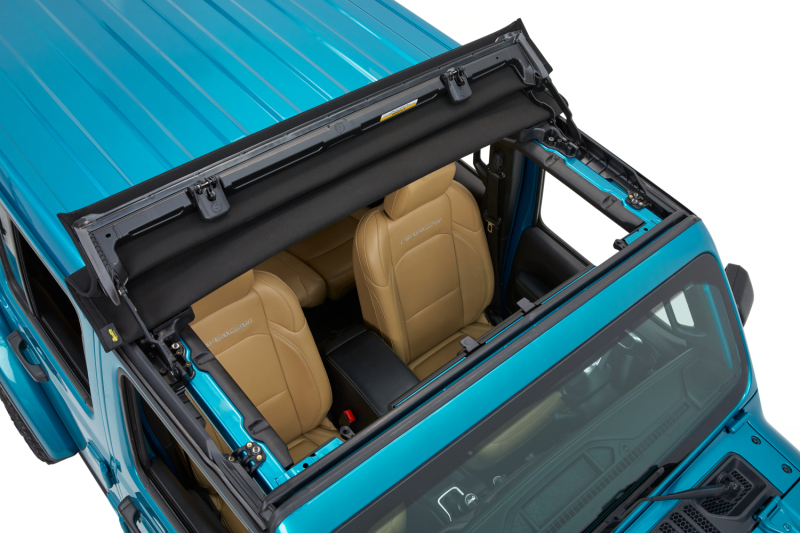Bestop 20-26 Jeep Gladiator / 18-26 Wrangler JL Sunrider For Hardtop (Premium Black Twill) thumbnail 6