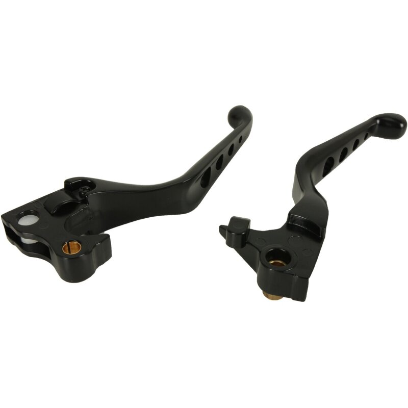 Bikers Choice 04-13 XL O-Series 4 Holed Lever Set Black thumbnail 3