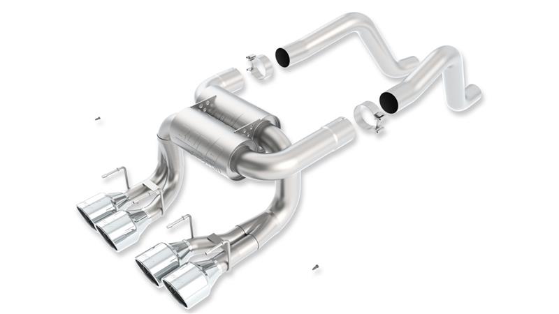 Borla 06-12 Chevrolet Corvette Z06/ZR1 6.2L/7.0L 8cyl Aggressive ATAK Exhaust (rear section only)