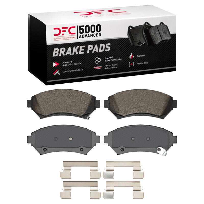 DFC 5000 Advanced Pads - Semi-Metallic and Hardware Kit