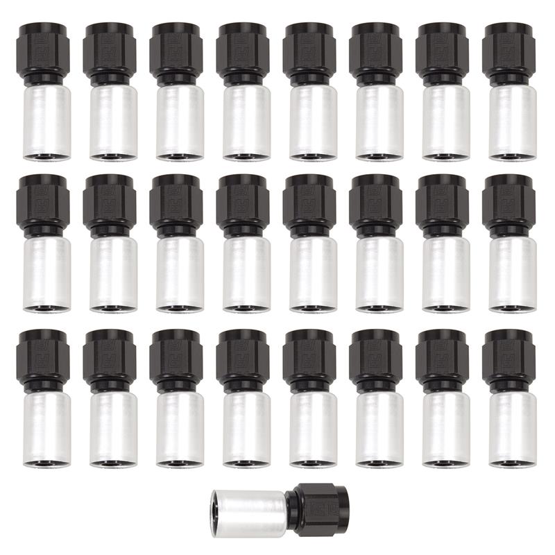Russell Performance -6 AN Proclassic Crimp Straight End (O.D. 0.600) (Qty. 25)