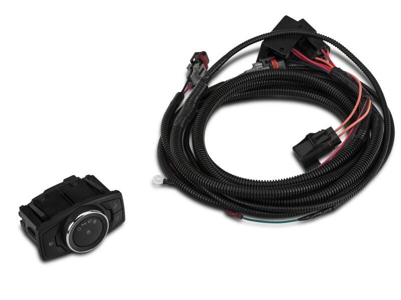 Raxiom 15-17 Ford Mustang V6 Headlight and Fog Light Switch with Wiring Harness thumbnail 4