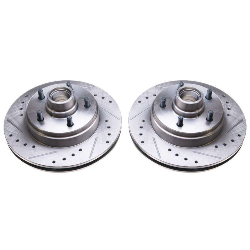 Power Stop 86-89 Buick Electra Front Evolution Drilled & Slotted Rotors - Pair