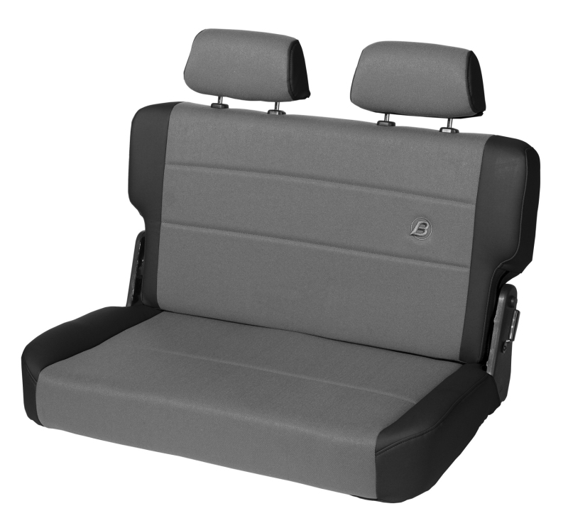 Bestop N-Tumble Seat - 55-83 Jeep Cj5 Rear Trailmax II Fold (Center Fabric Insert Black Denim)
Fold-N-Tumble Seat