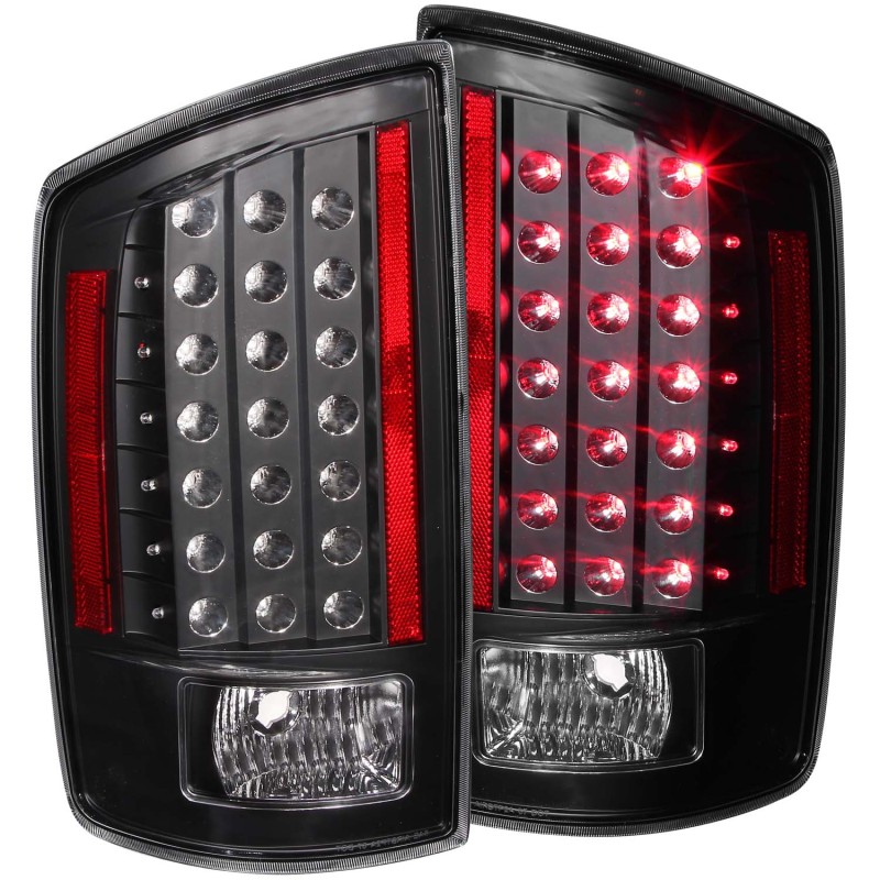 ANZO 2006-2008 Dodge Ram 1500 LED Taillights Black thumbnail 4