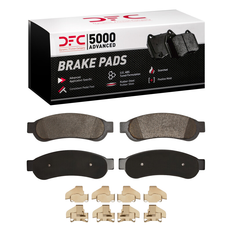 DFC 10-11 Ford F-350 Super Duty Front & Rear Geospec Rotors with 5000 Advanced Brake Pads w/Hardware (Bundled Kit) thumbnail 2