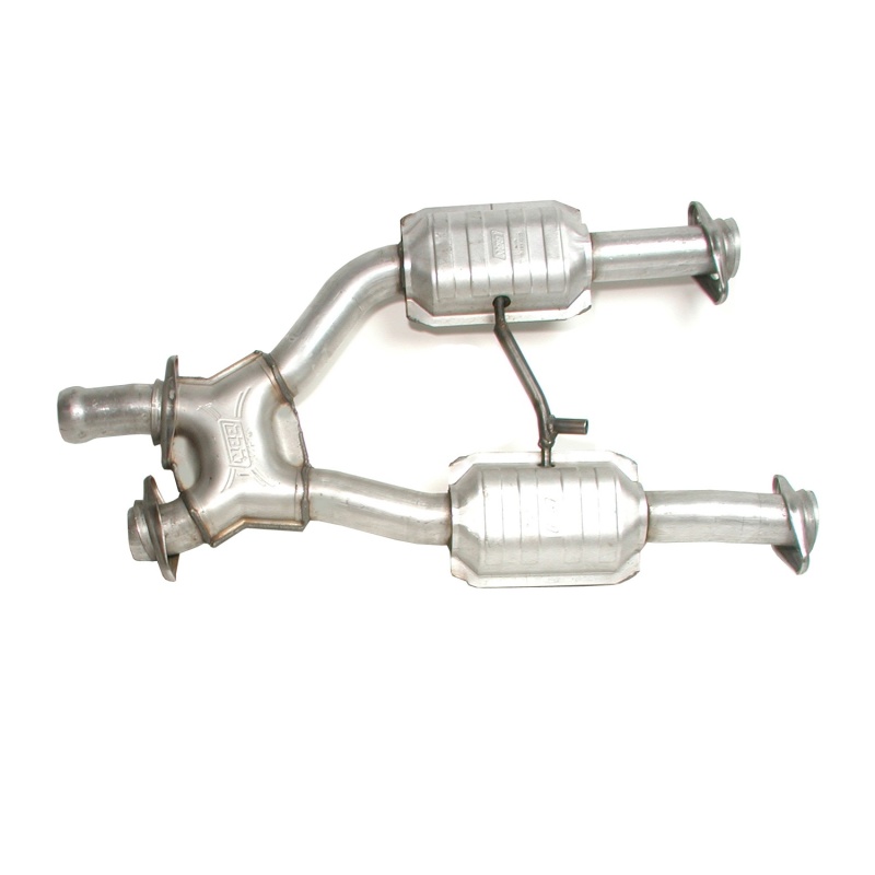 BBK 96-04 Mustang 4.6 GT / Cobra Short Mid X Pipe w Catalytic Converters 2-1/2 For Long Tube Headers thumbnail 2
