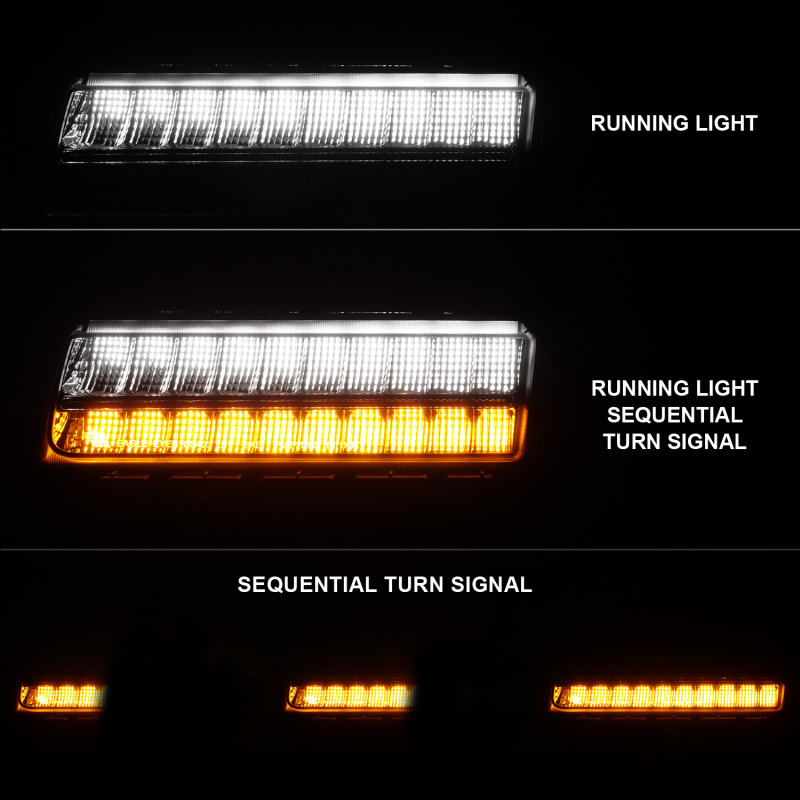 Wrangler 18-21/Gladiator 20+ LED Side Marker Lights Smoke w Sequential Signal - Image 9