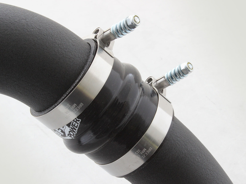 BladeRunner 3 IN Aluminum Hot Charge Pipe Black