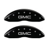 MGP 2 Caliper Covers Engraved Front GMC Black Finish Silver Characters 2008 GMC Canyon thumbnail 7