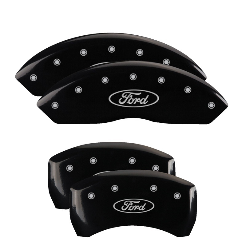MGP Front set 2 Caliper Covers Engraved Front MGP Yellow finish black ch thumbnail 6