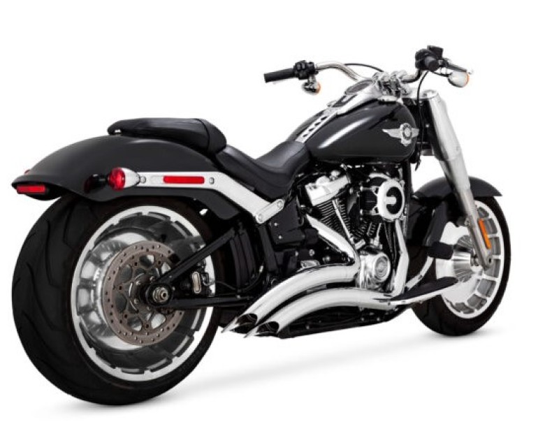 Vance & Hines HD Fatboy/Brkout 18-22 Big Radius 2-2 Chrome PCX Full System Exhaust