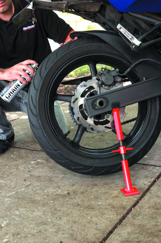 BikeMaster Motorcycle Liftsticks 151280 Stand, Motorcycle, Liftstick, Steel, Red thumbnail 6