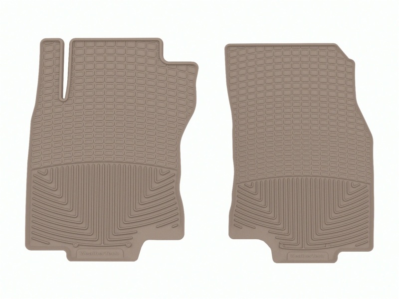 WT Rubber Mats - Front - Tan
