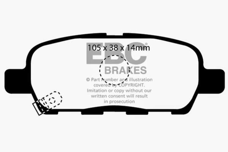 EBC S2 Brake Pad and Rotor Kit (1x ebcUSR7314, 1x ebcDP21955) thumbnail 9