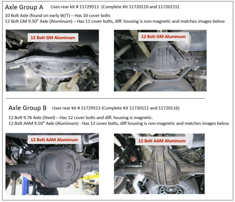 Ridetech 19-25 GM Silverado/Sierra 1500 4WD Lowering Kit - Group B Axle Type thumbnail 9