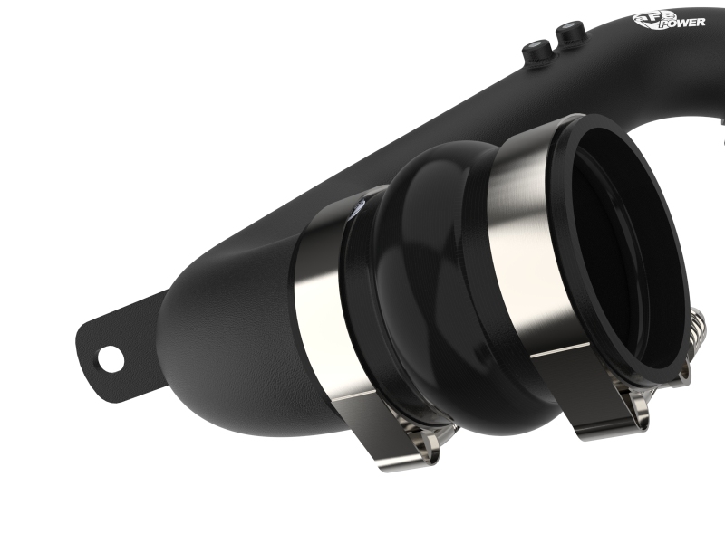 BladeRunner 3 IN Aluminum Hot and Cold Charge Pipe Kit Black