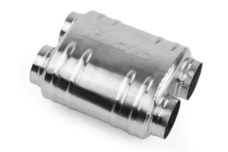 APR Premium Sound Absorption Muffler - Dual 70mm (2.75in) - Oval Body 217mm x 134mm x 210mm thumbnail 4