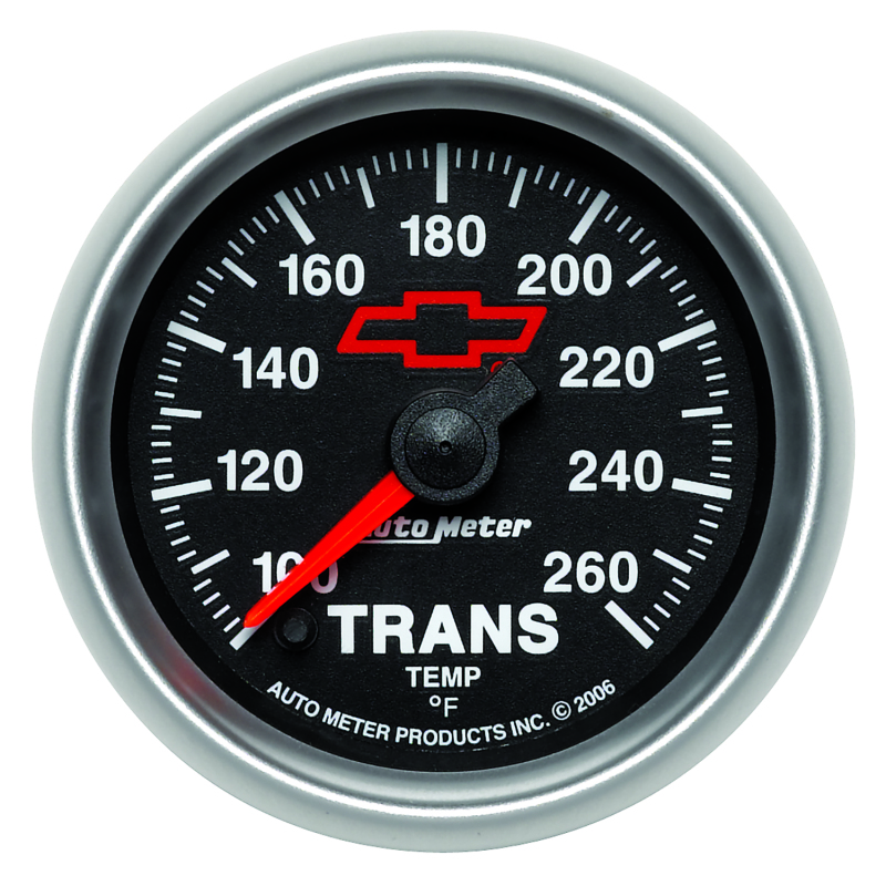 Autometer Full Sweep Electric 52mm 100-260 Deg. F Transmission Temperature Gauge