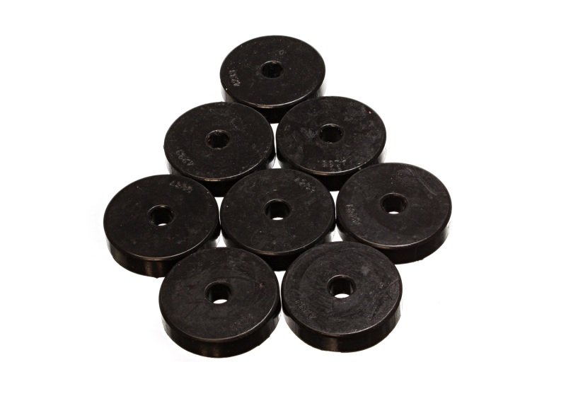 Energy Suspension Polyurethane Pad Set - 2 9/32in OD x 7/16in Hole ID x 1/2in Height - Round Black thumbnail 4