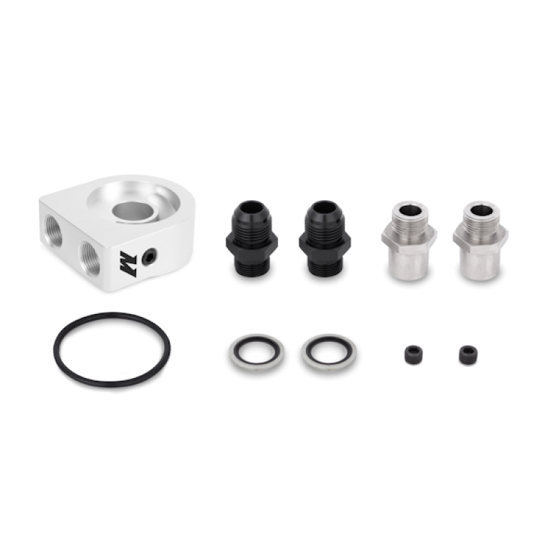 Mishimoto Universal 25 Row Oil Cooler Kit (Black Cooler) thumbnail 2